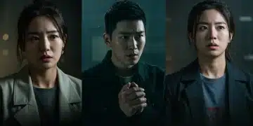 Three Asian drama actors portraying challenging roles from 2024, showcasing intense emotions and diverse character depths.