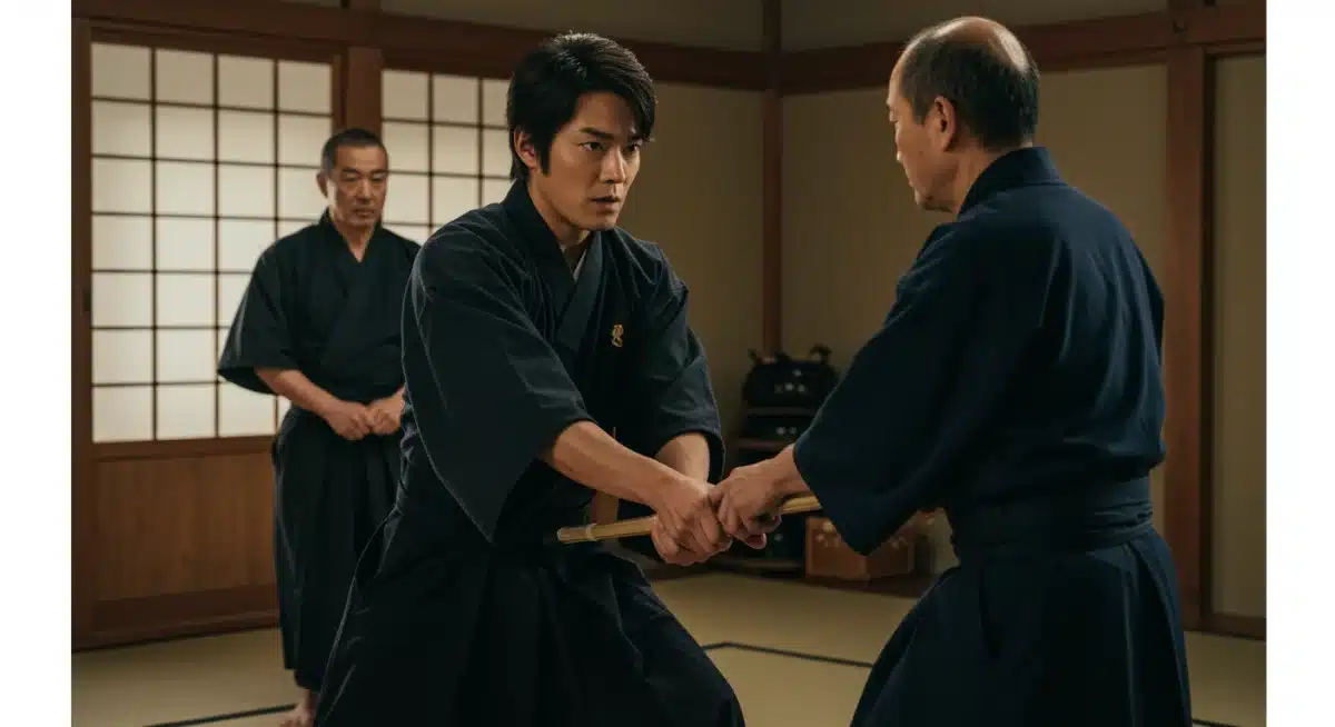 J-drama actor training in kendo for historical role authenticity