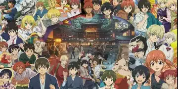 Vibrant collage of anime and J-drama influencing American youth culture