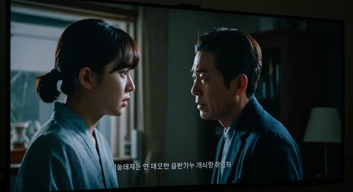 K-drama scene depicting generational conflict over family expectations