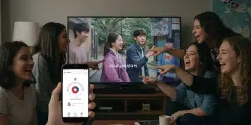 American audience learning Korean phrases from K-dramas