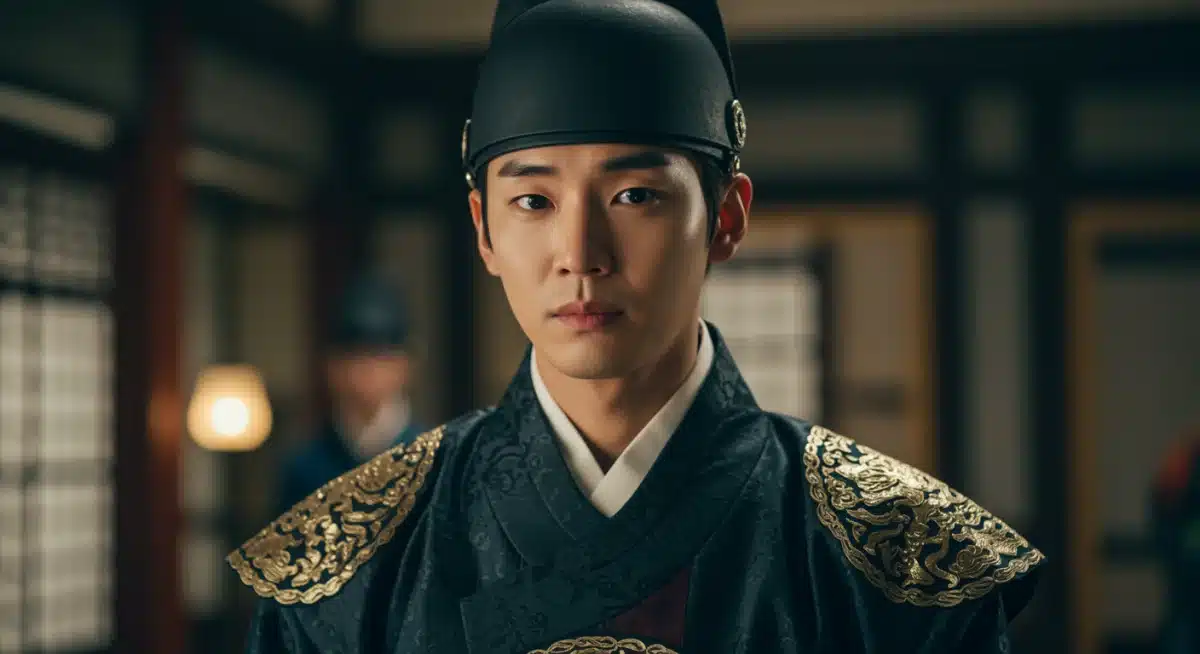 K-drama actor in royal historical costume from Joseon era