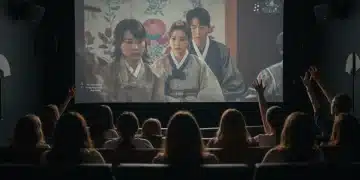 American viewers engaged in watching a K-Drama, understanding cultural etiquette