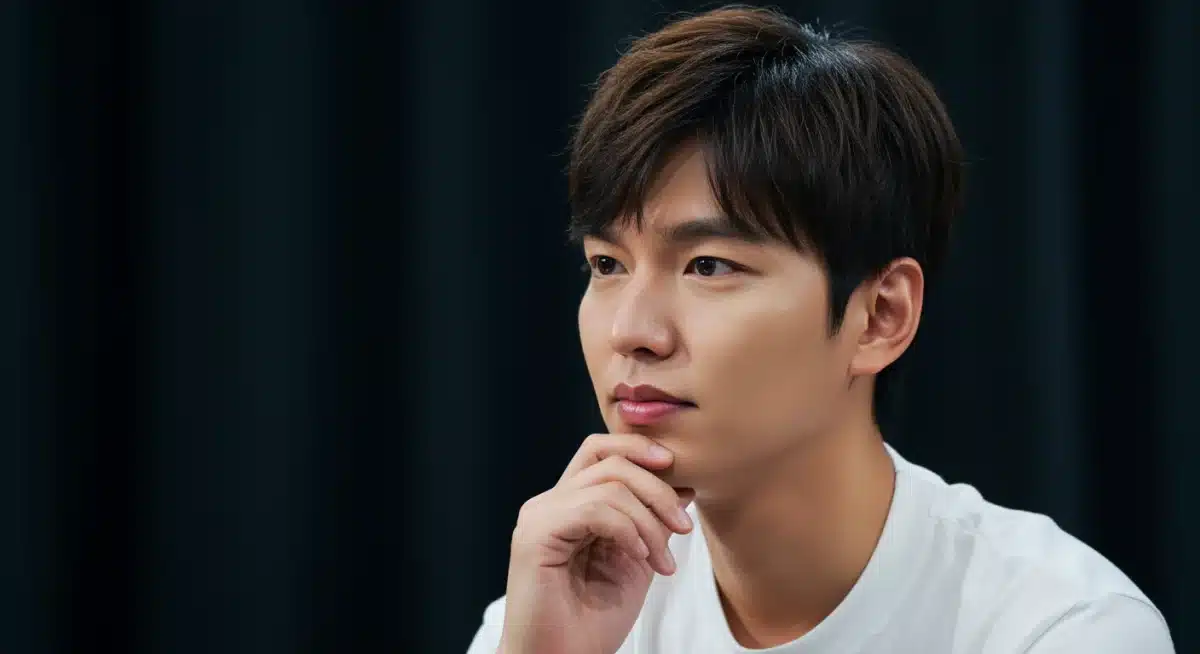 Lee Min-ho engaging in philanthropic activities with children