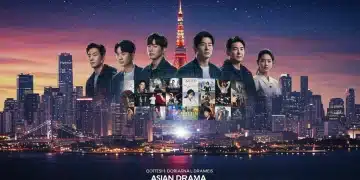 Dynamic collage of Asian drama production houses impacting US audiences