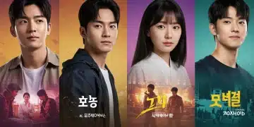 Four Asian actors who transitioned from supporting to lead roles, celebrating their success.